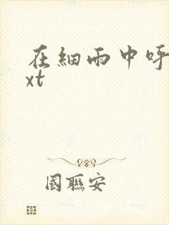 在细雨中呼喊txt