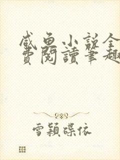 咸鱼小说全文免费阅读笔趣阁