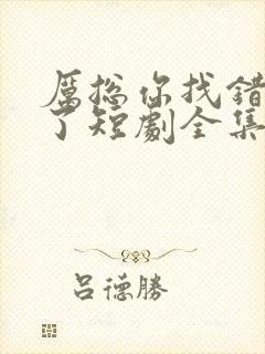 厉总你找错夫人了短剧全集免费观看