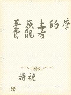 平原上的摩西免费观看