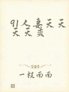 91人妻天天操天天爽