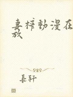 妻榨动漫在线播放封面