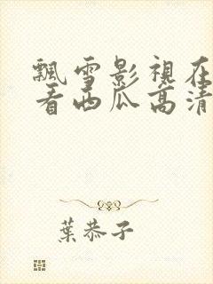 飘雪影视在线观看西瓜高清