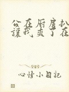 公在厨房扒开腿让我爽了在线观看封面