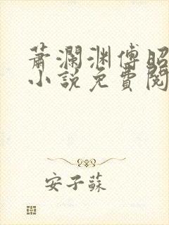 萧澜渊傅昭宁的小说免费阅读