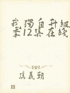 我独自升级第二季12集在线观看封面