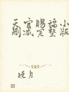 天官赐福小说无删减完整版txt下载封面