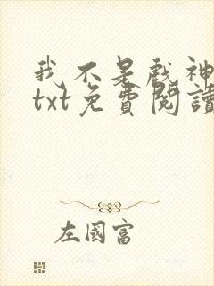 我不是戏神小说txt免费阅读