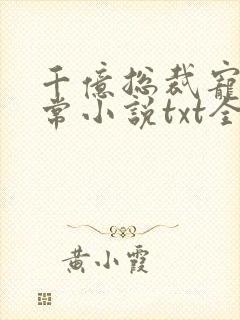 千亿总裁宠妻日常小说txt全文下载