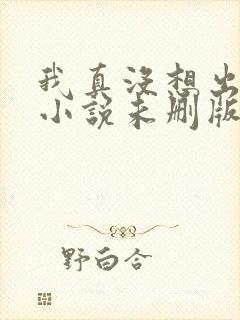 我真没想出名啊小说未删版全文