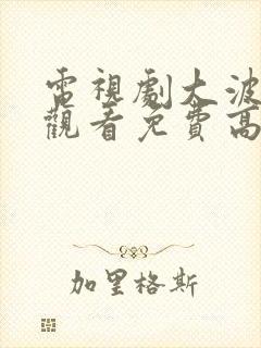 电视剧大波在线观看免费高清