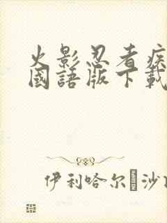 火影忍者疾风传国语版下载封面