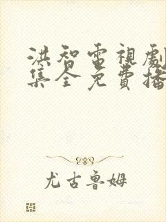 洪智电视剧40集全免费播放