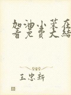 加油小茉在线观看免费大结局全集封面