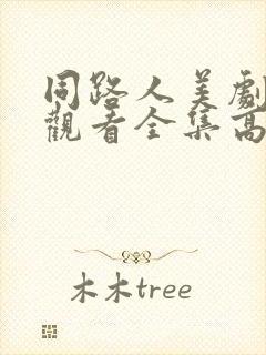 同路人美剧免费观看全集高清封面