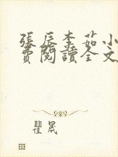 张辰李茹小说免费阅读全文最新章节