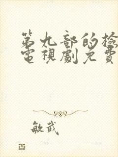 第九部的检察官电视剧免费观看