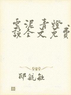 云泥 青灯 小说全文免费阅读