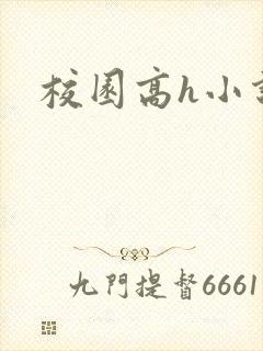 校园高h小说