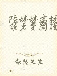 陆婷婷高校长小说免费阅读最新章节