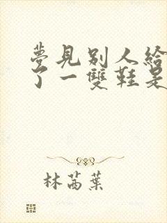 梦见别人给我买了一双鞋是什么意思封面