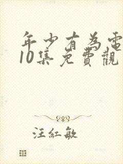 年少有为电视剧10集免费观看