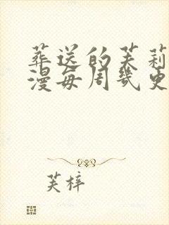 葬送的芙莉莲动漫每周几更新封面