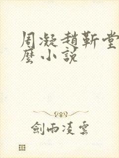 周凝赵靳堂是什么小说