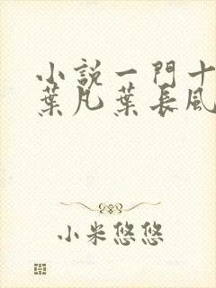 小说一门十忠烈叶凡叶长风全集