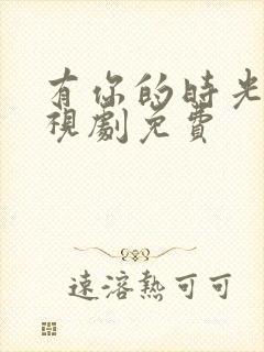 有你的时光里电视剧免费