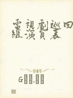 电视剧巡回检查组演员表