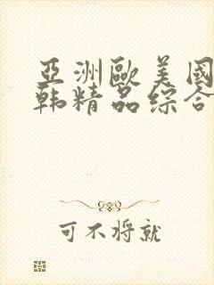 亚洲欧美国产日韩精品综合在线