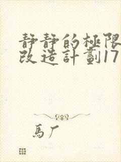 静静的极限自我改造计划17