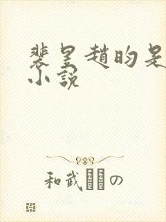 裴昱赵昀是什么小说封面