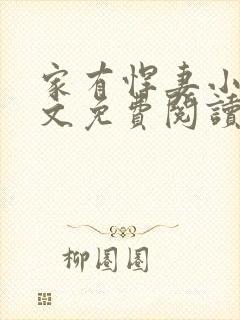 家有悍妻小说全文免费阅读