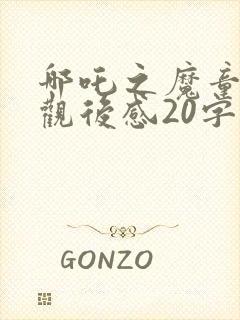 哪吒之魔童降世观后感20字