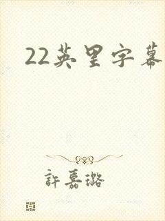 22英里字幕