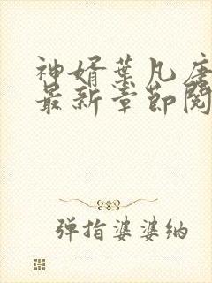 神婿叶凡唐若雪最新章节阅读