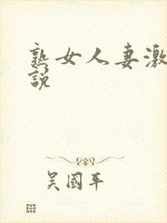 熟女人妻激情小说