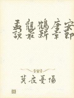 孟观鹤唐安意小说最新章节免费阅读