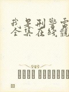 我是刑警电视剧全集在线观看免费观看封面