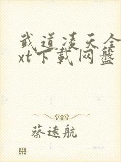 武道凌天全文txt下载网盘