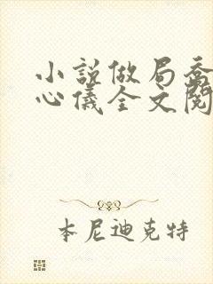 小说做局乔梁叶心仪全文阅读