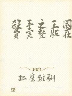 杀手之王国语免费完整版在线观看