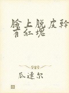 脸上脱皮干燥还有红块