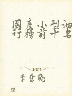 国产小型油车排行榜前十名封面