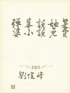 弹幕说她是我老婆小说免费阅读txt