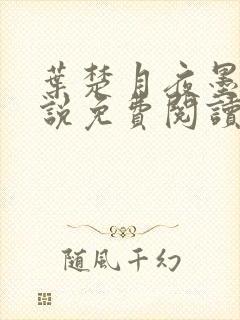 叶楚月夜墨寒小说免费阅读笔趣阁