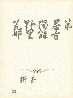 荒野独居第9季哪里能看