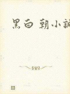 黑白 朝小诚